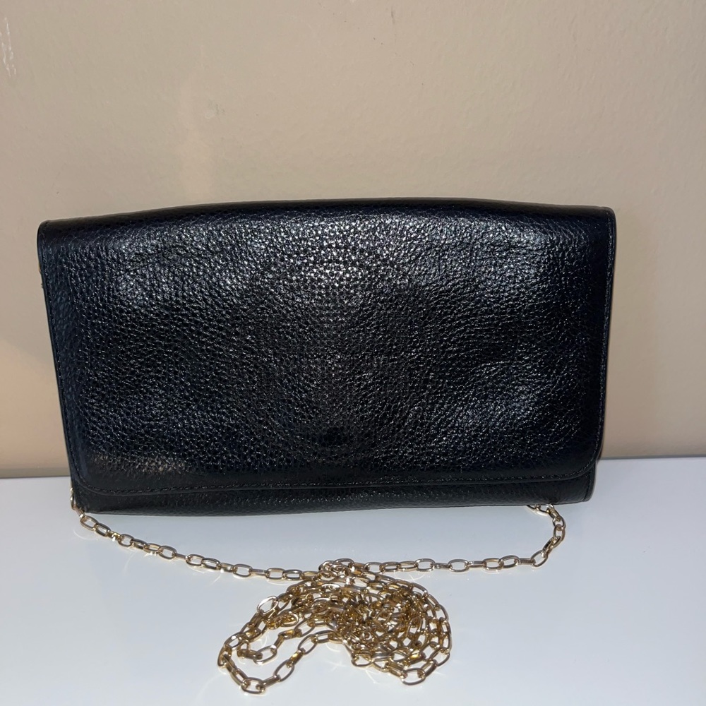 Tory Burch Leather Clutch or Crossbody